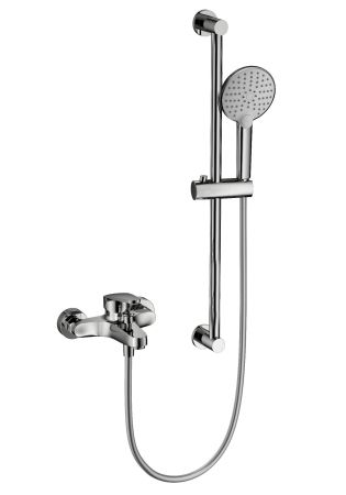 Смеситель для ванны с душевым гарнитуром WONZON & WOGHAND, Хром (WW-C2501-CR)