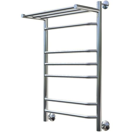 Водяной полотенцесушитель Тругор Браво 3 П НП 80x60 с полкой Хром, артикул Браво3/нп8060П