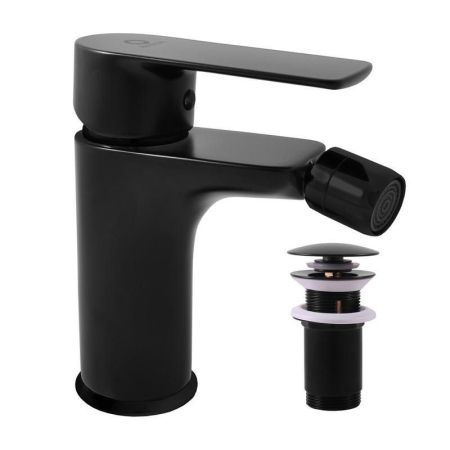 Смеситель для биде Rav Slezak VLTAVA VT445.5KCMAT, черный, артикул VT445.5KCMAT