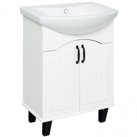 Тумба под раковину Runo Марсель 60 4620750028831 Белая