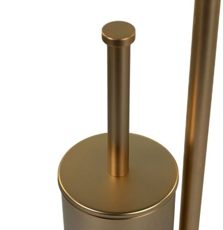 Stil Haus Medea, стойка h62 см: бумагодержатель/ерш металлический, цвет матовое золото, артикул ME20(18)