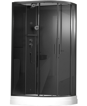 Душевая кабина Timo Premium ILMA Black ILMA902LB, 120x80x222