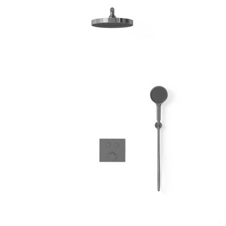Душевой комплект Inspire VSFW-4I212GM встраиваемый, двухрежимный, вороненая сталь, артикул VSFW-4I212GM