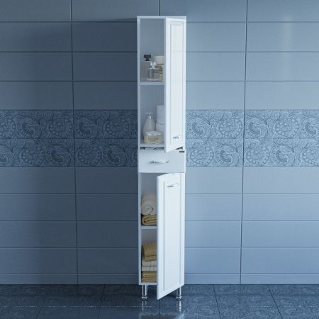 Пенал СаНта Монарх 30 710005, напольный, цвет белый