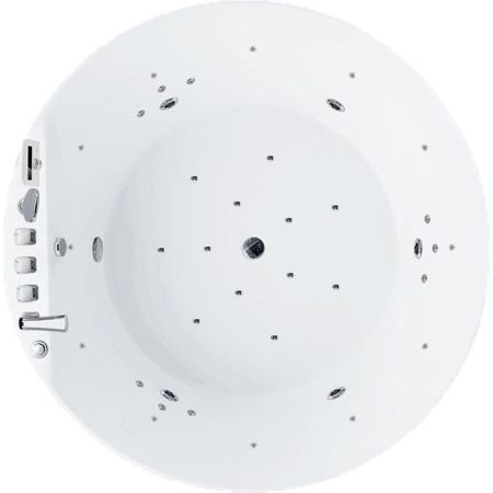 Акриловая ванна SSWW AX225 180х180 с гидромассажем