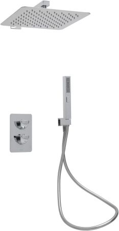 Душевой комплект Allen Brau Infinity 5.21016-00 (с внутренней частью, 2 выхода) хром, артикул 5.21016-00