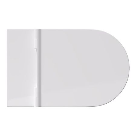 Унитаз, Alice, Unica, безободковый (с открытым смывным краем), тип установки-подвесной, ширина, мм-350, глубина, мм-550, высота, мм-345, форма чаши-овальная, выпуск-горизонтальный, материал-керамика, сиденье и крышка с микролифтом-в комплекте, вид грязеот, артикул 32240101SET