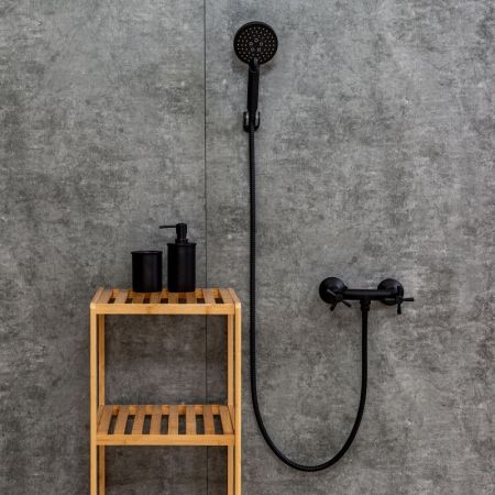 Смеситель для душа Orange Mia M34-320B Черный, артикул M34-320B