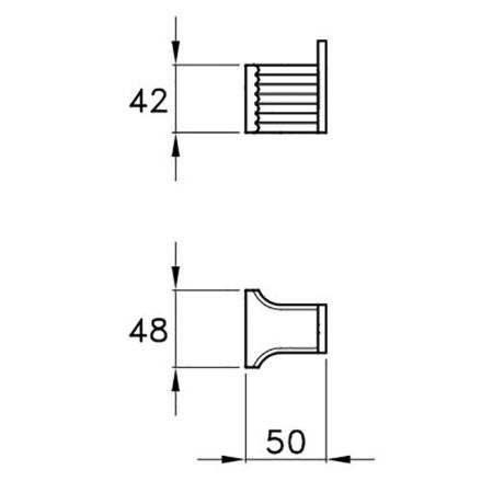 Stella Casanova Крючок  1082 цвет: хром, артикул CS 10020 CR00