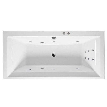 Ванна EXCELLENT Crown Grand 190x90 "LINE" (хром), артикул WAEX.CRG19.LINE.CR