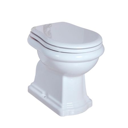 BELLA Унитаз напольный, выпуск в пол, белая керамика, артикул 20621