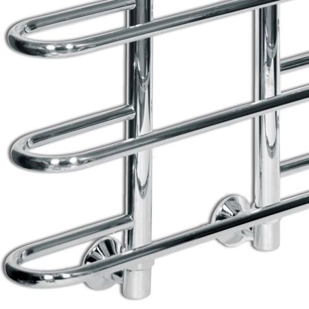 Водяной полотенцесушитель Ника Mix Вираж 60x60 Хром, артикул ВИРАЖ 60x60