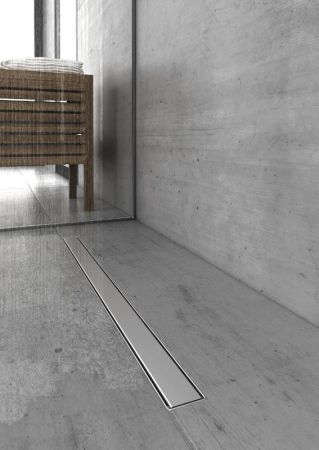 Душевой лоток Berges Wasserhaus B1 Keramik 800 091119 с решеткой Хром, артикул 91119