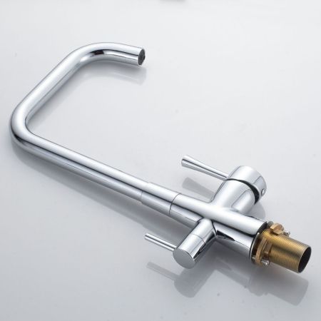 Смеситель для кухни с подключением фильтра Shevanik S528, хром, артикул S528