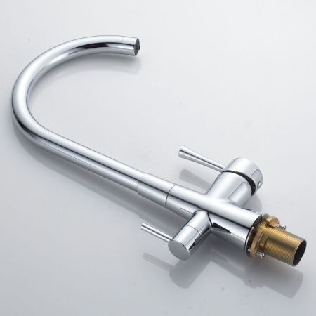 Смеситель для кухни с подключением фильтра Shevanik S428, хром, артикул S428