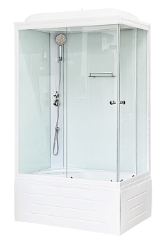 Душевая кабина Royal Bath  RB 8100BP5-WT (белое/прозрачное) левая
