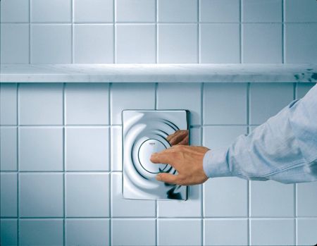 Панель смыва для писсуара GROHE Surf (1 режим смыва), хром (37063000)