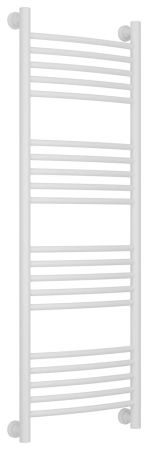 Полотенцесушитель водяной "Богема+" 1200х400 (Матовый Белый), артикул 30-0221-1240