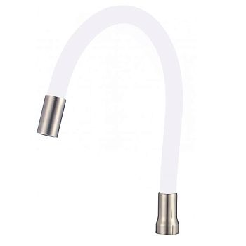 Гибкий излив для кухонного смесителя Savol S-CG02L, белый