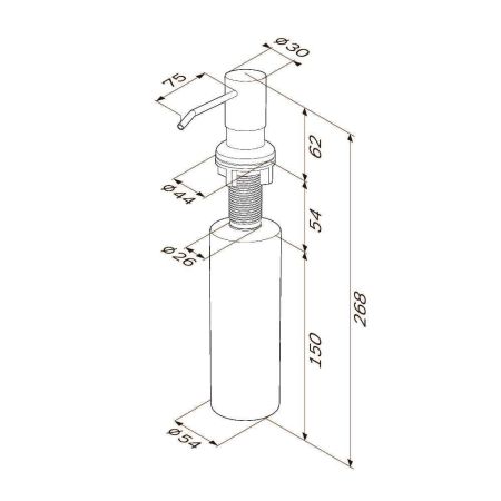 A8437111 X-Joy универсальный диспенсер, сатин