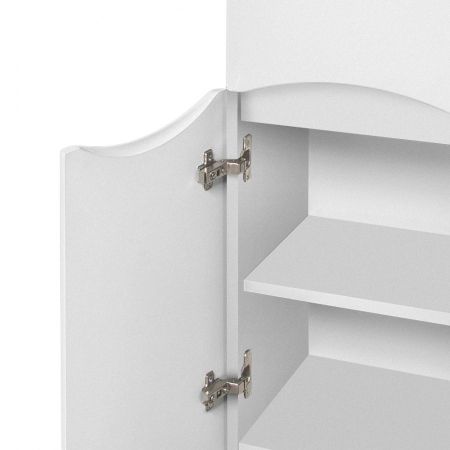 M80CHL0356WG Like, шкаф-колонна, подвесной, левый, 35 см, двери, белый, глянец, шт, артикул M80CHL0356WG