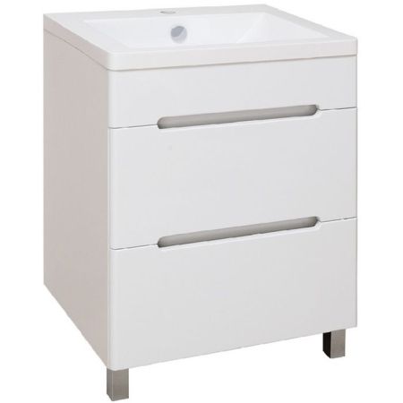 Тумба под раковину Runo Парма 60 4620750025809 Белая