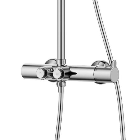 Душевая стойка с термостатическим смесителем для душа CEZARES ECO-CD-T, артикул ECO-EXT30-NOP