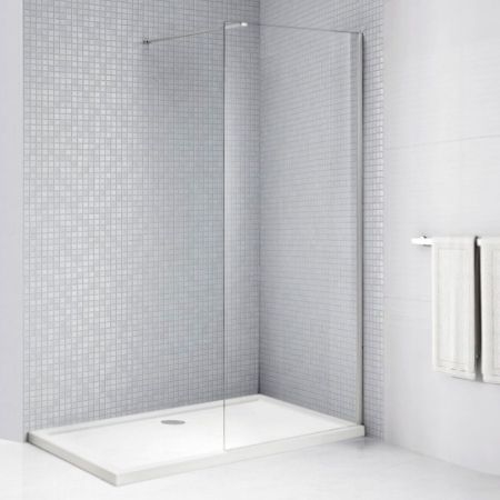 Душевая перегородка Cezares Liberta L-1 95 профиль Хром стекло прозрачное, артикул LIBERTA-L-1-95-C-Cr