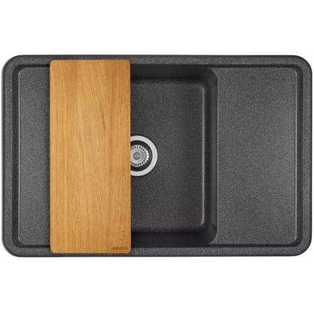 Кухонная мойка Акватон Беллис 78 1A725032BS210 Графит, артикул 1A725032BS210