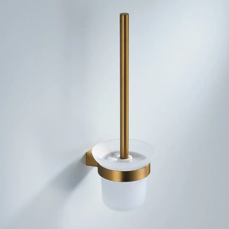 Ершик для унитаза Shevanik SG5700G, золотой сатин