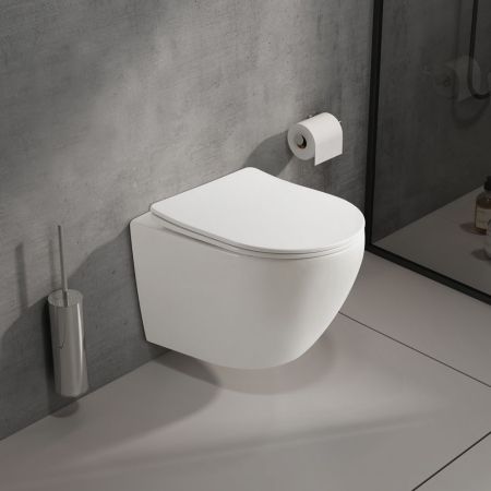 Унитаз подвесной WesnaArt NOVA TORNADO 214-NOV03, белый