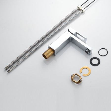 Смеситель для раковины Raffine F0196, хром