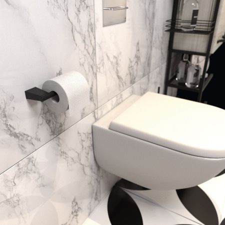 Держатель для туалетной бумаги FIXSEN TREND FX-97810B, черный, артикул FX-97810B