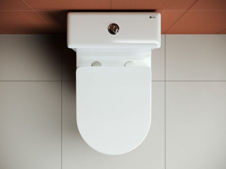 Напольный пристенный унитаз Highlight Rimless CN1802, артикул CN1802