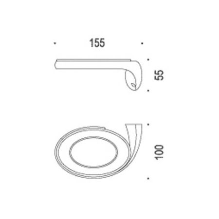 Colombo Link Мыльница настенная, цвет: хром/матовое стекло, артикул B2401D.CR-VAN