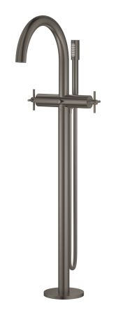 Внешняя часть свободностоящего смесителя для ванны GROHE Atrio New, темный графит матовый (25044AL3)