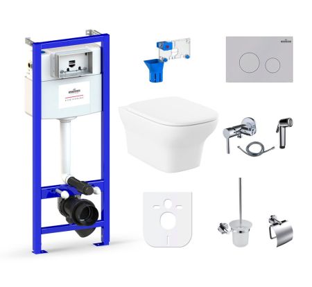 Комплект 10 в 1 Lavinia Boho Bristol Rimless 98010079, премиум с пластиковой клавишей, артикул 98010079