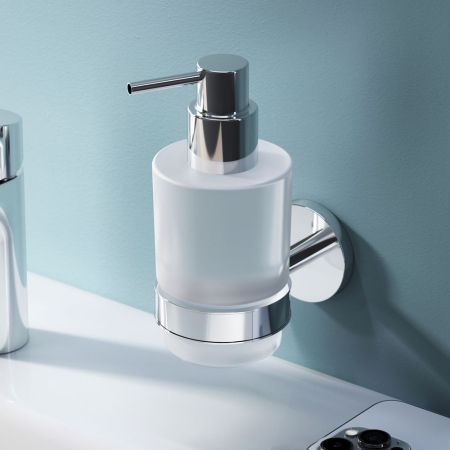 A85A36900 X-Joy, Стеклянный диспенсер для жидкого мыла с настенным держателем, артикул A85A36900