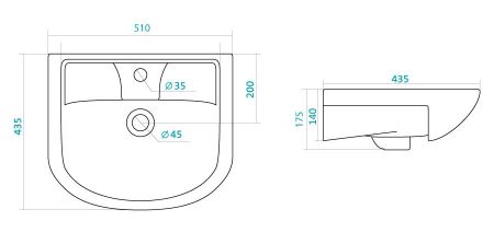 Тумба "Концепт 50 ЭКО", Ладога 50, артикул SP-00000038