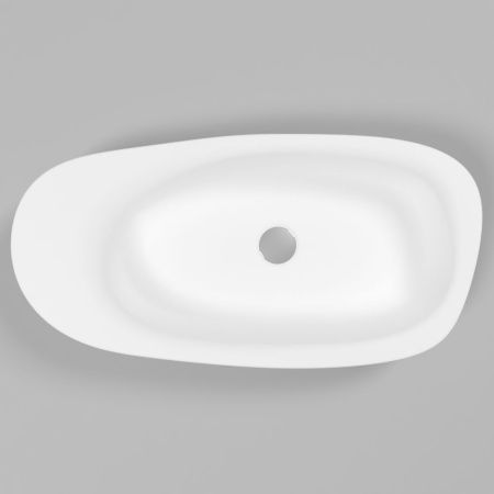 Умывальник WHITECROSS Moonstone F 70x35 (белый мат) иск. камень