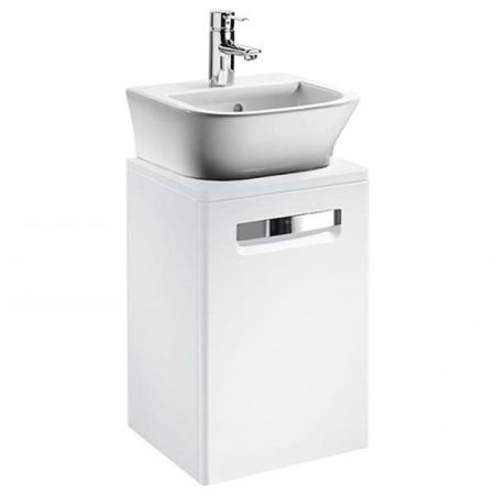 Тумба под раковину ROCA GAP ORIGINAL 44,5 ZRU9302735 (подвесная, белый матовый), шт, артикул ZRU9302735