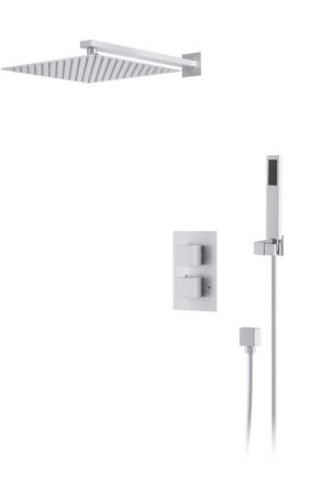 Душевая система для душа DK встраиваемая термостатический матовый белый Bayern.Liszt (DA2515708A04), артикул DA2515708A04