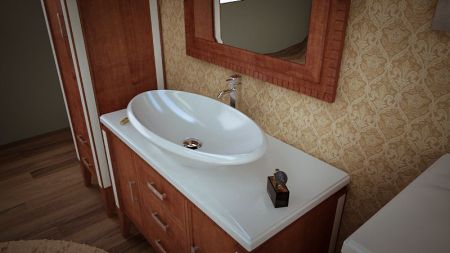 Раковина Florentina Диана 69,4 см 10.121.00700.001, белая, артикул 10.121.00700.001