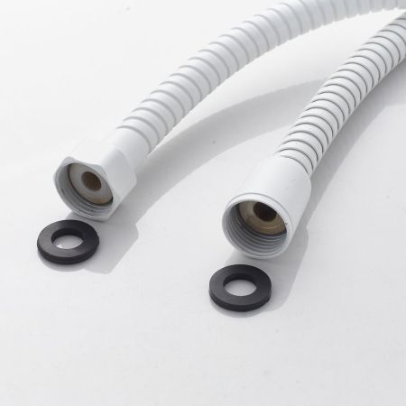 Гигиенический душ со смесителем Shevanik S107C, белый, артикул S107C