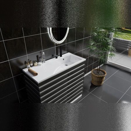 Раковина над стиральной машиной Maretti UM13SM44-844, белая, артикул UM13SM44-844