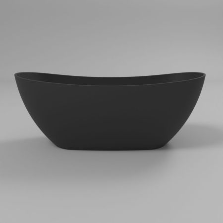 Ванна WHITECROSS Onyx C 160x75 (черный мат) иск. камень, артикул 0206.160075.201