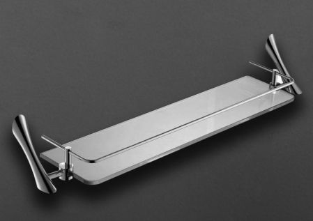 Стеклянная полка Art&Max Elegant AM-E-1582 Хром, артикул AM-E-1582