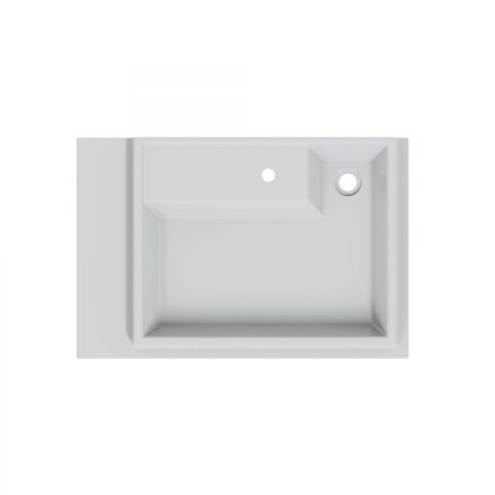 Раковина над стиральной машиной "Юпитер 750*500" правый, ш/гл без кронштейнов