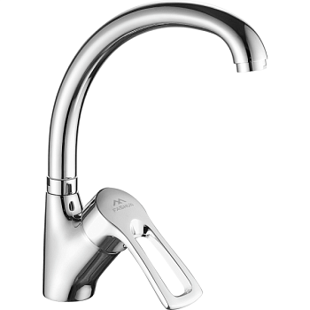 Смеситель для кухни FASHUN A4166, хром