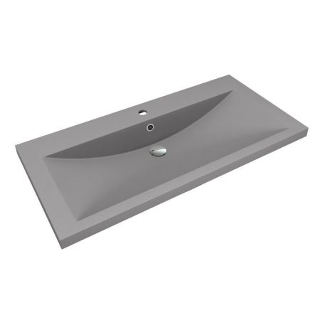 Раковина Florentina Анита 100 см 10.150.01000.307, серый шёлк, артикул 10.150.01000.307